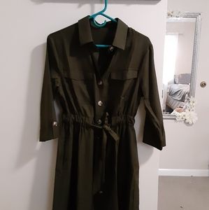 Boutique Olive Dress